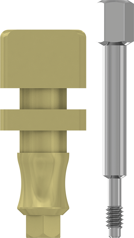 thumbnail image 2 of Titanium Clip Transfer For Close Tray Impression Coping – Int Hex 2.42mm (CTR9 / CTR13) 2 of 6
